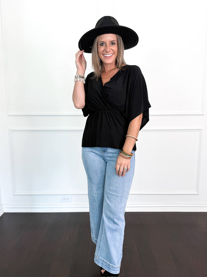 Sassy Cinch Wrap Top