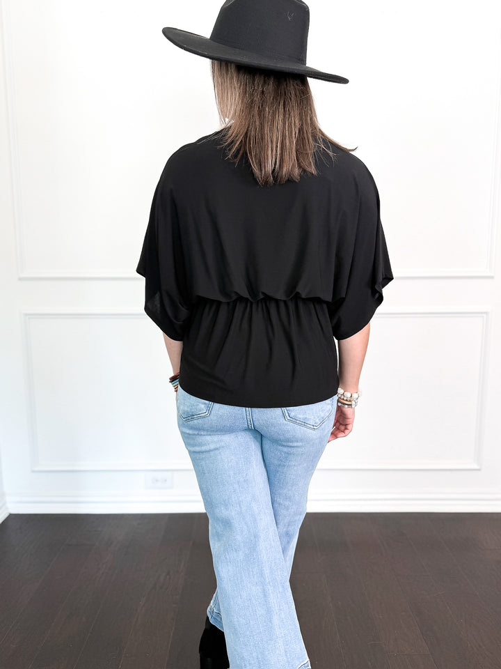 Sassy Cinch Wrap Top