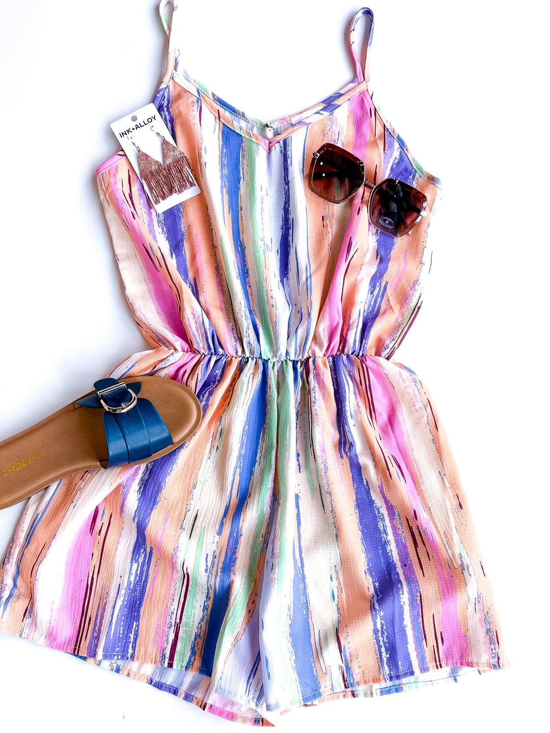 Painted Sunset Romper
