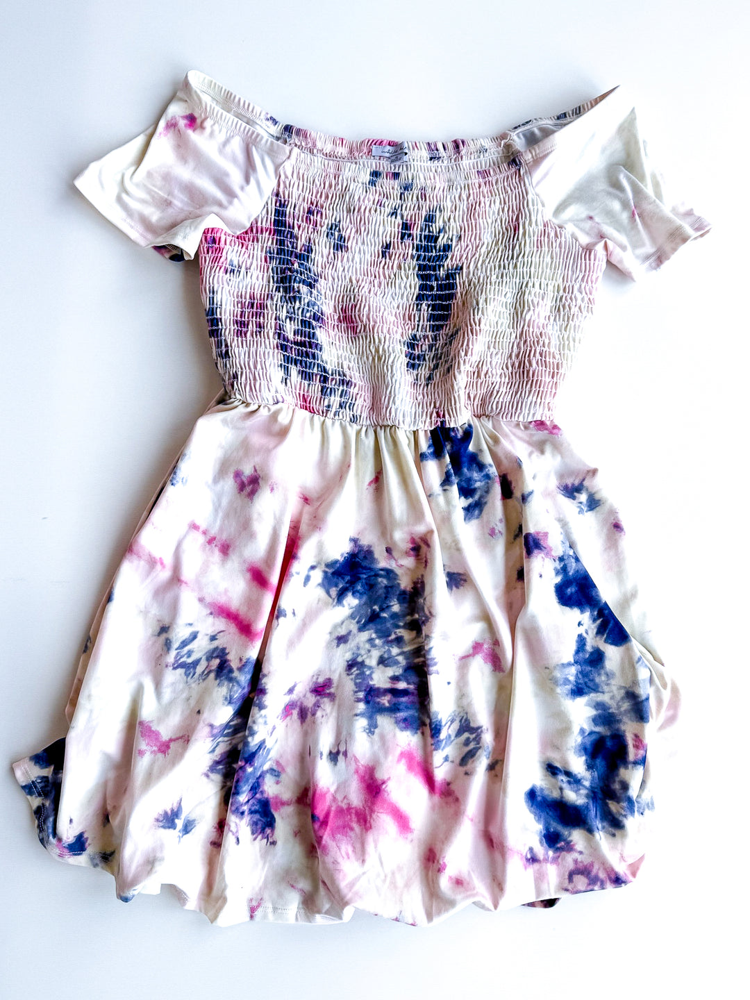 FINAL SALE Toss It in Tie Dye Romper Dress