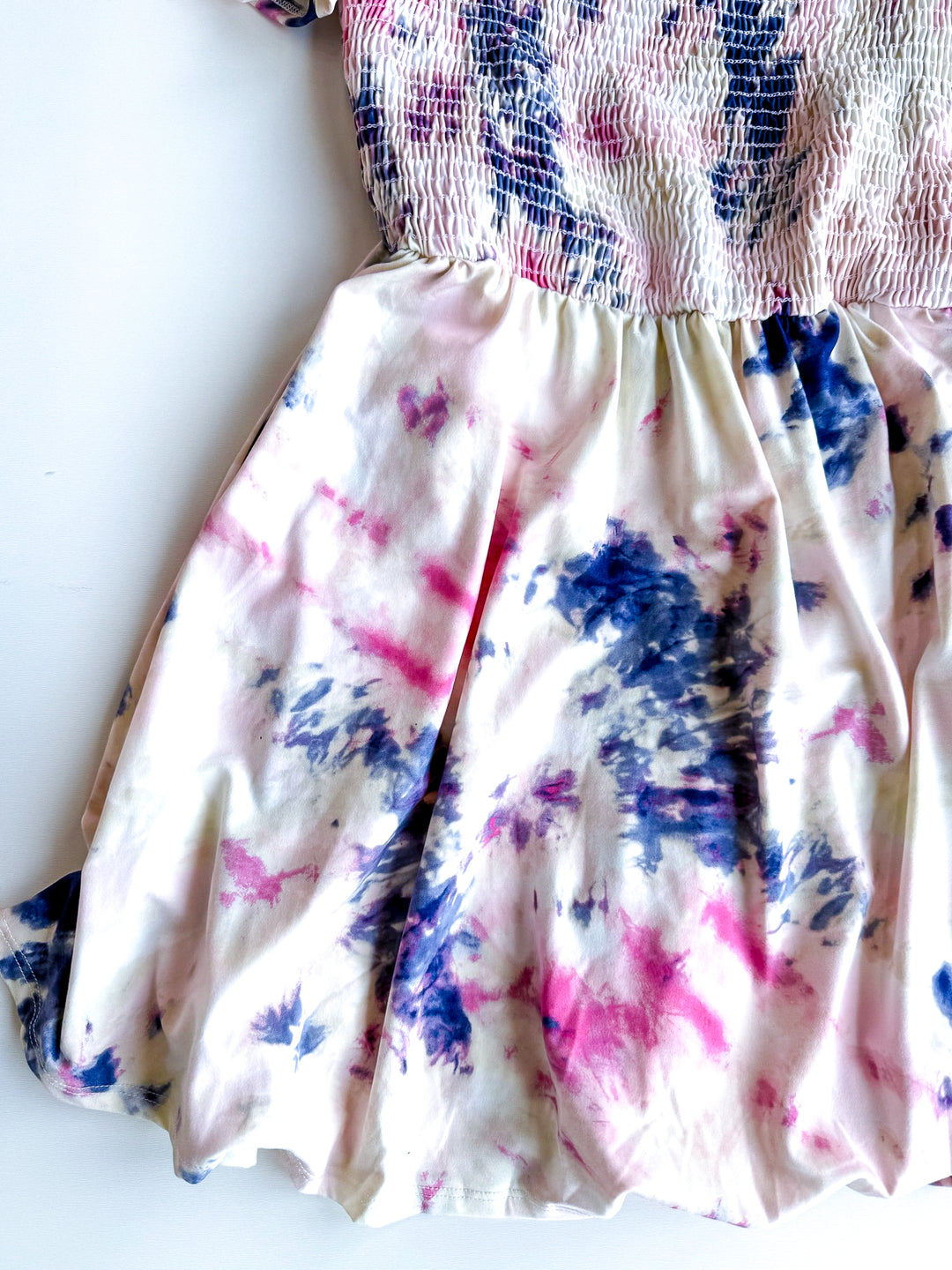 FINAL SALE Toss It in Tie Dye Romper Dress