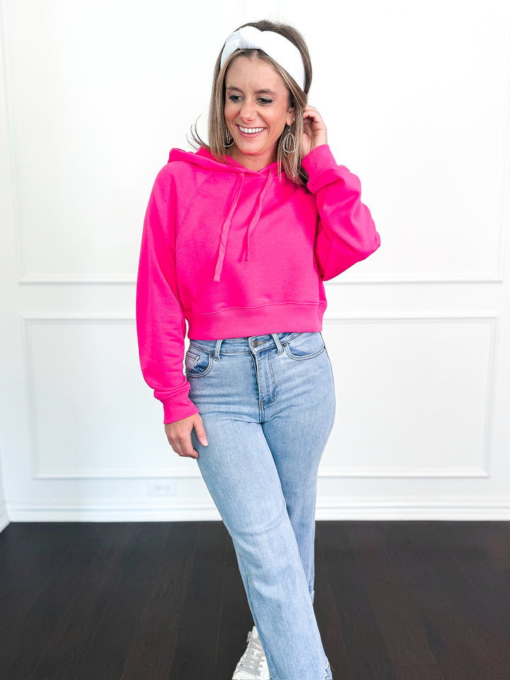 Color Me in Comfort Crop Hoodie