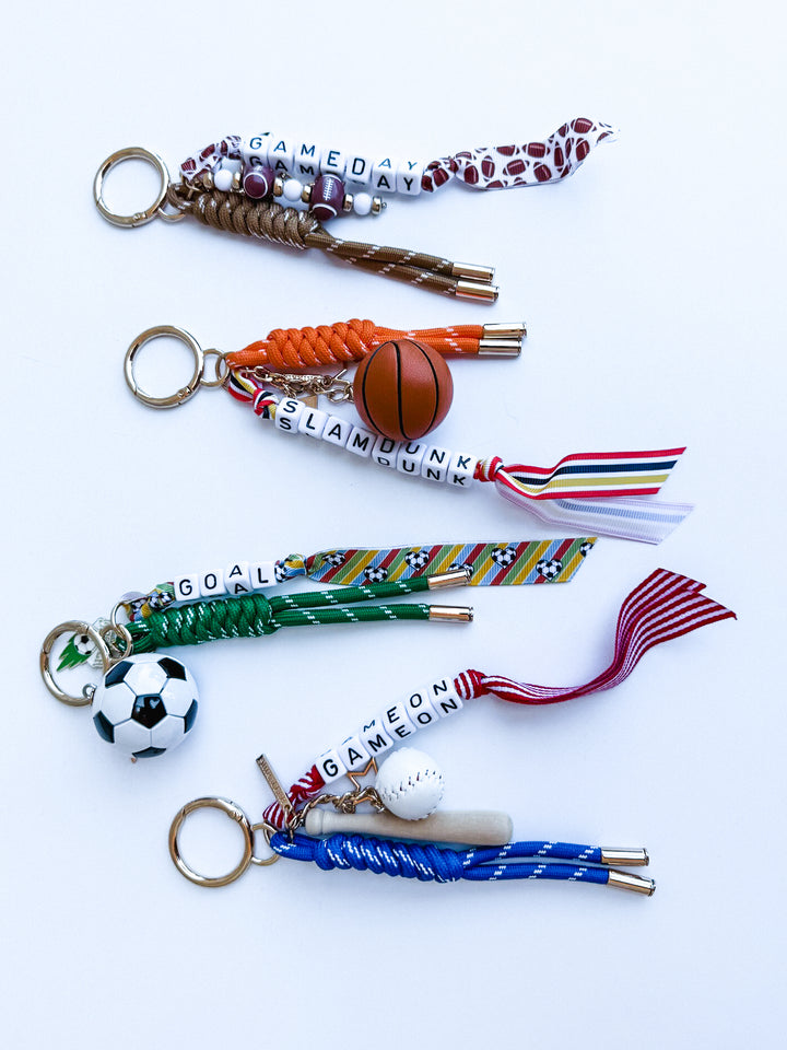 Sports Bag Charm Keychain