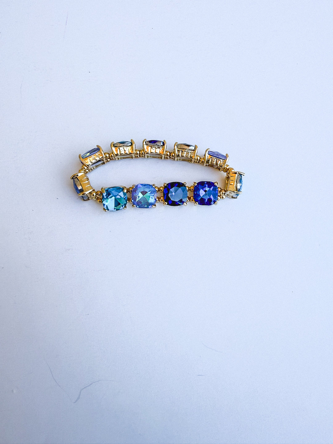 Bring On Blue Stretch Stone Bracelet