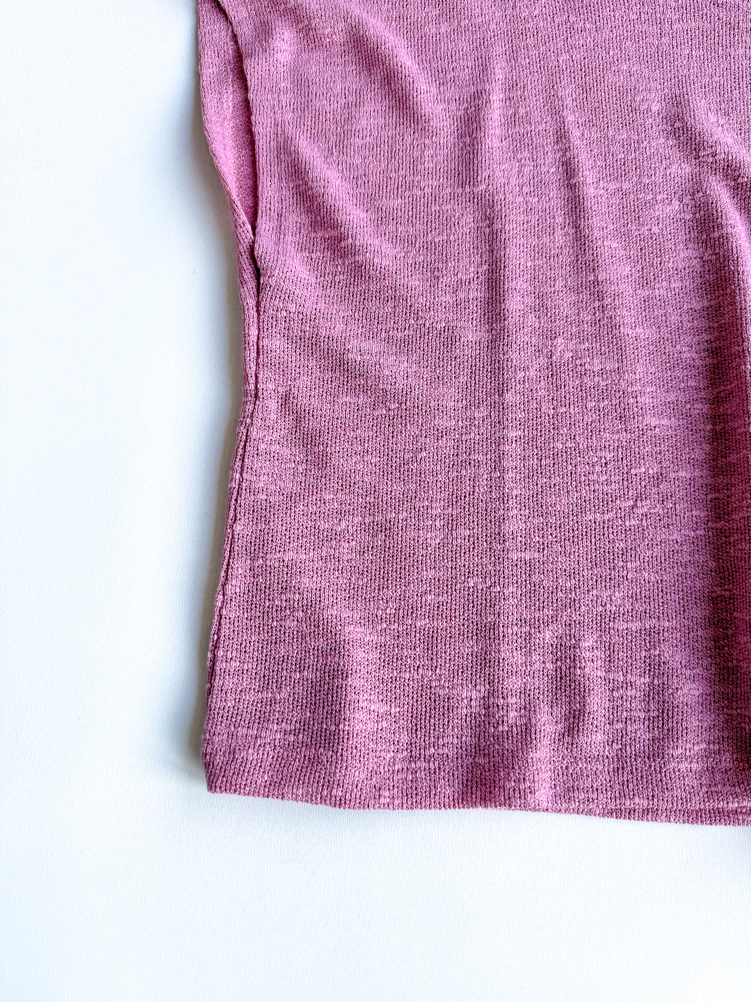 Daily Muse Hacci Cropped Round Neck