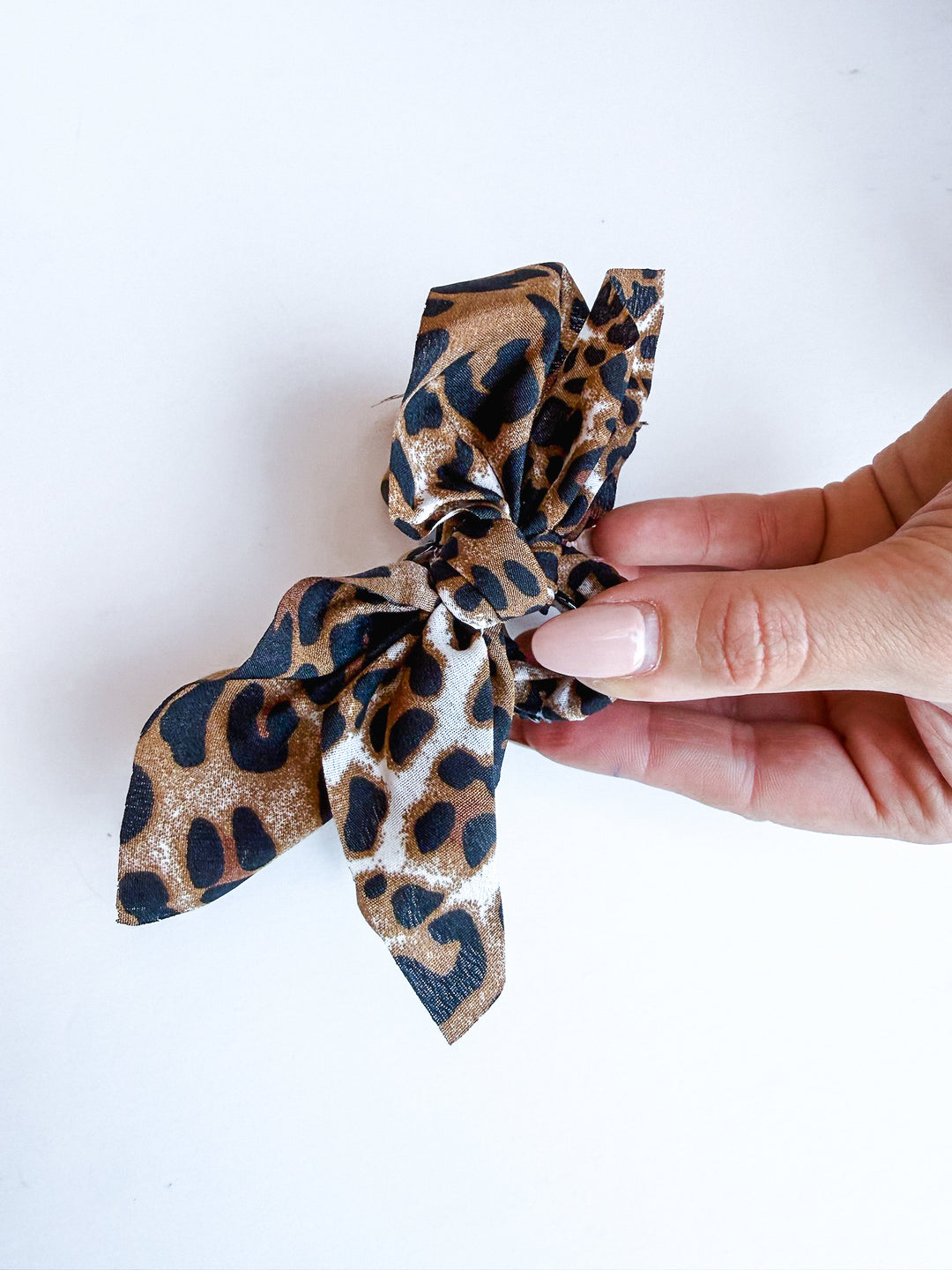 Bold & Beautiful Leopard Scarf Claw Clip