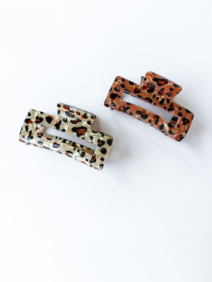 Leopard Claw Clip