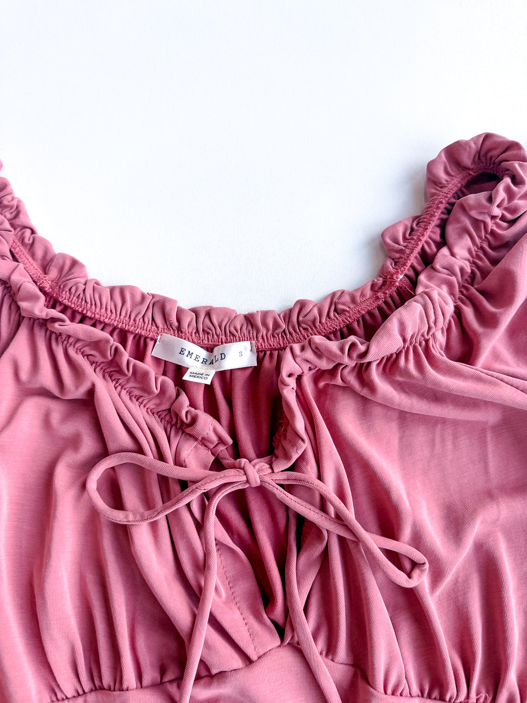 FINAL SALE - Down in the Valley Elastic Detail Blouse