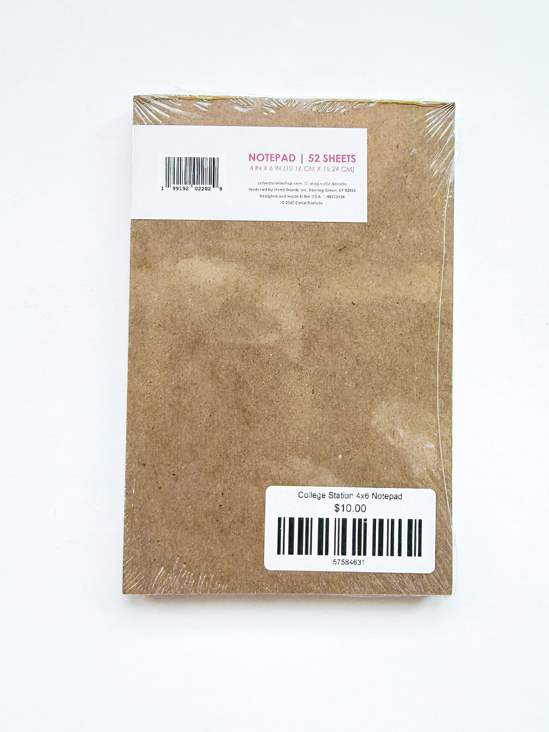 College Station 4x6 Notepad