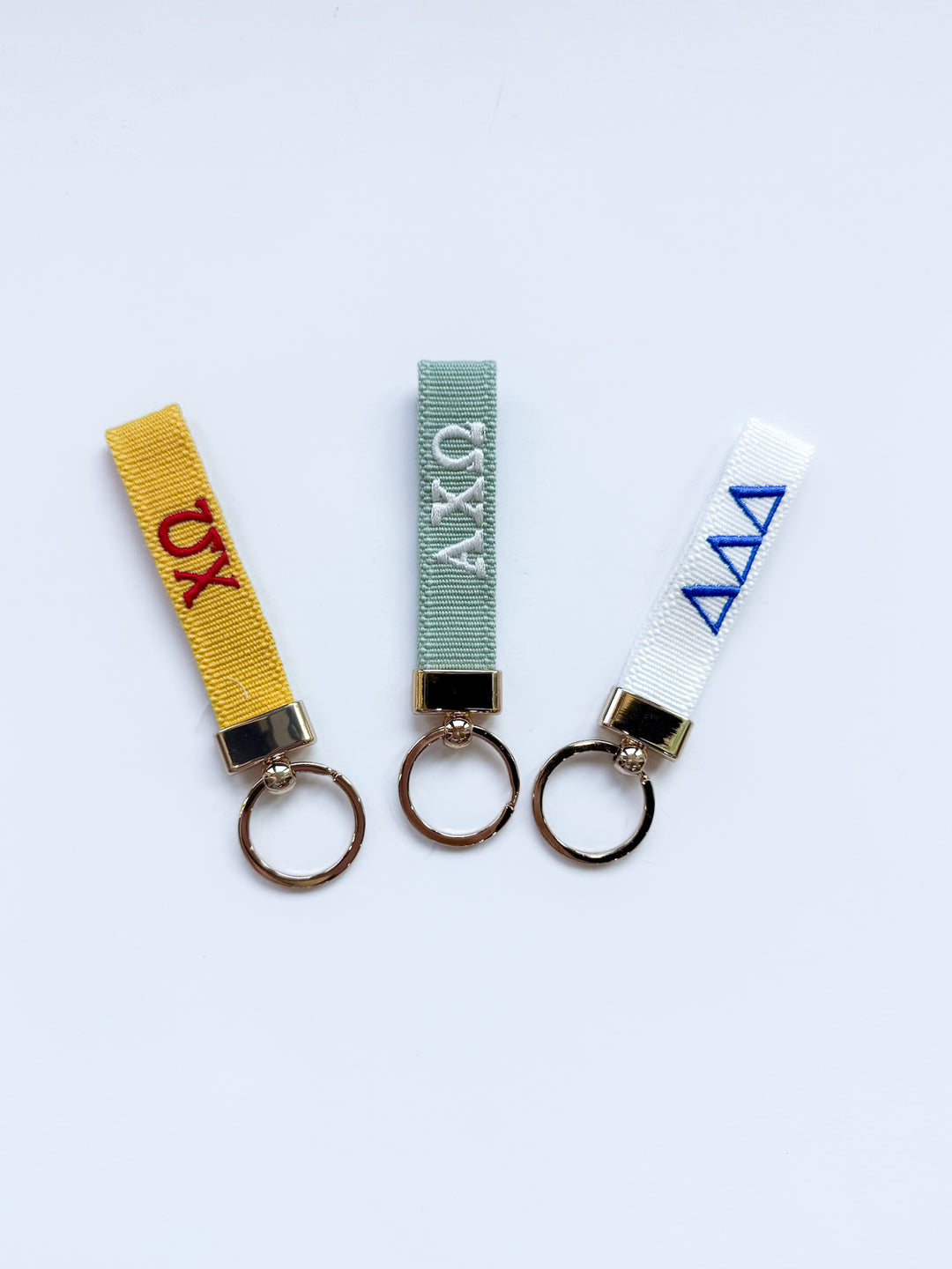 Embroidered Sorority Keychain