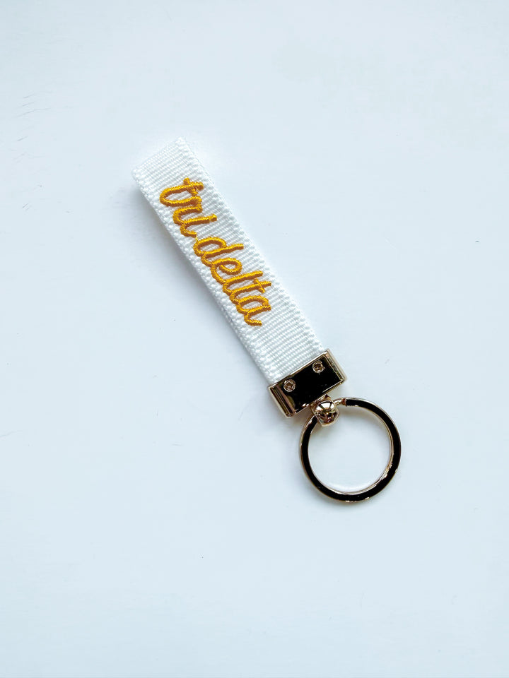 Embroidered Sorority Keychain