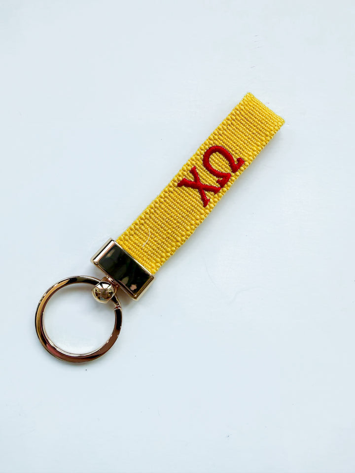 Embroidered Sorority Keychain