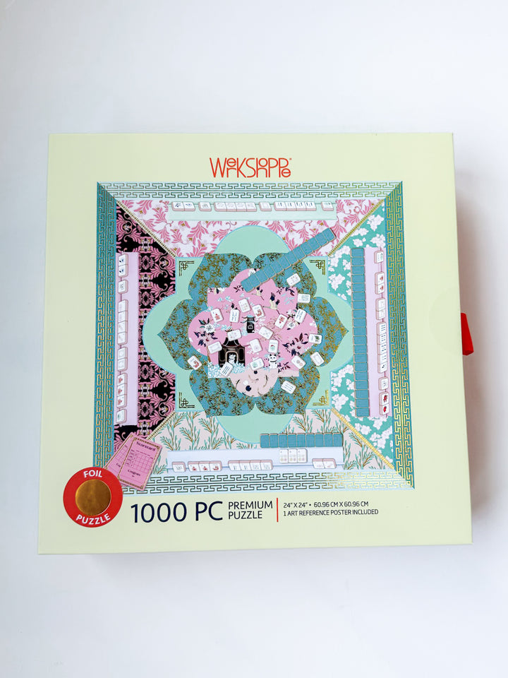 Werkshoppe Let's Play Mohjong 1000pc Puzzle