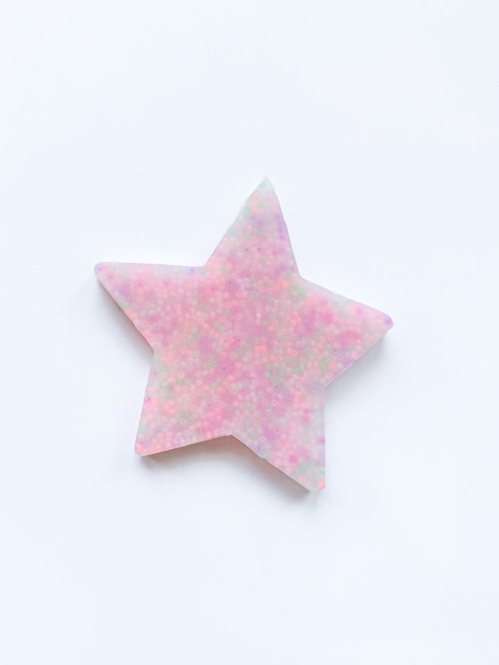 Neon Beaded Star Picky Pad 