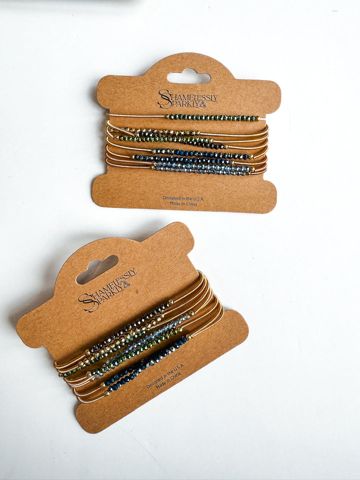 Colored Stretch & Stack Bracelet Stack