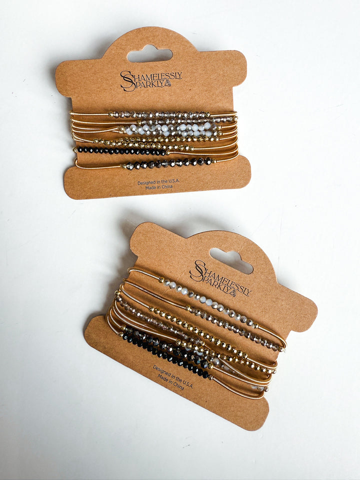 Colored Stretch & Stack Bracelet Stack