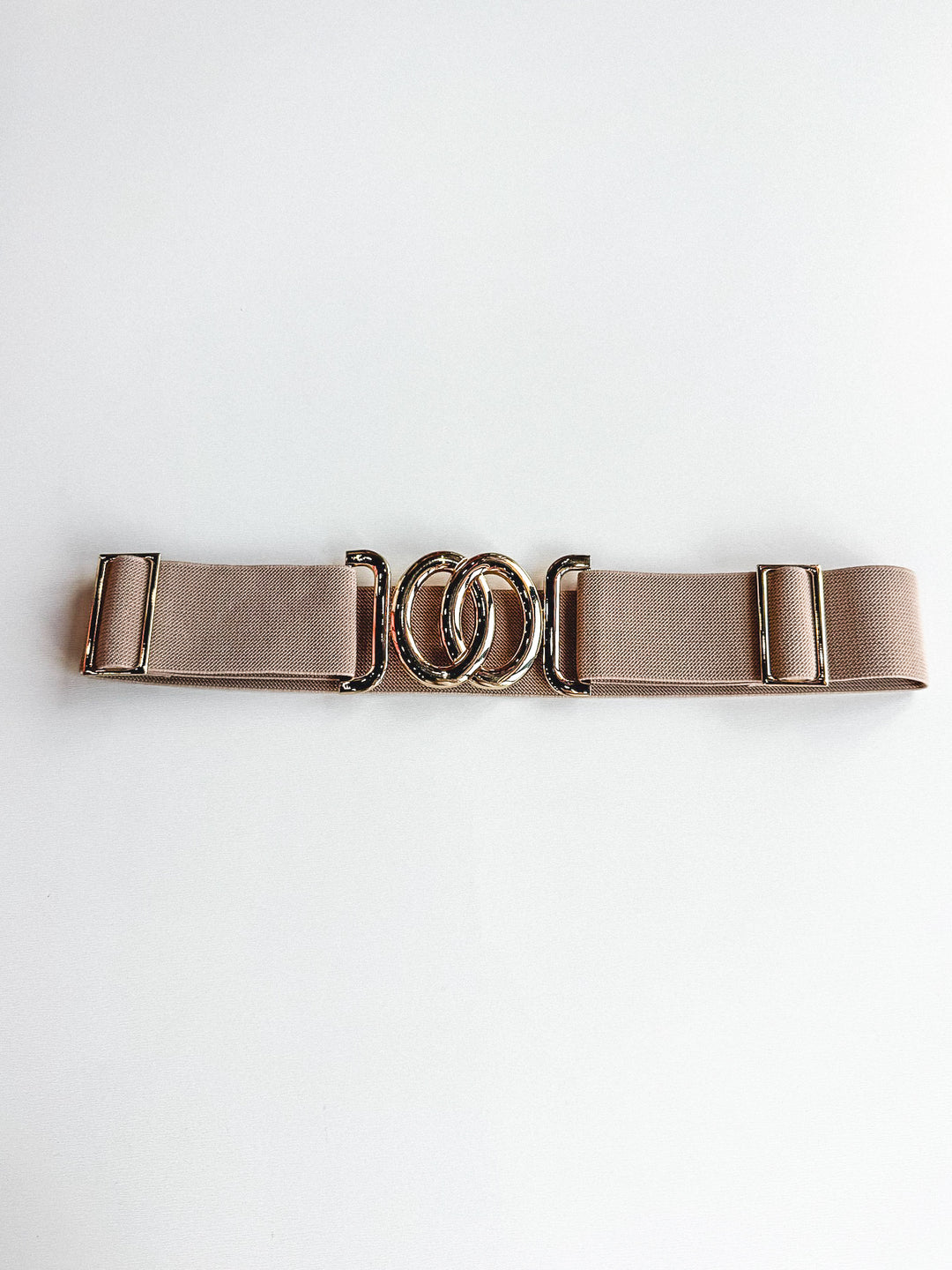 Circle Buckle Stretch Belt