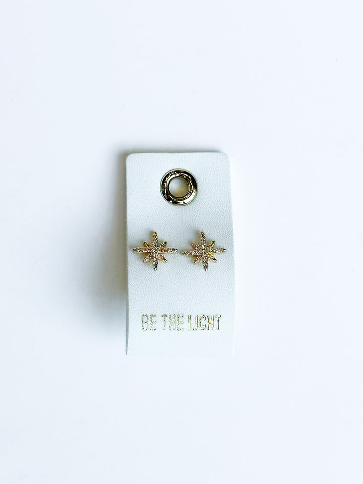 Leather Tag Earrings