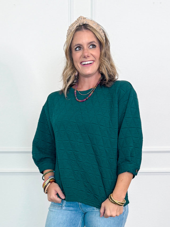 Textured Ease Pullover