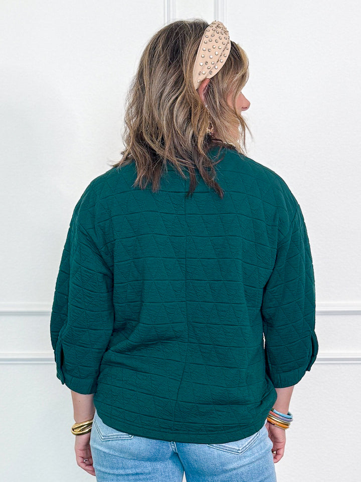 Textured Ease Pullover