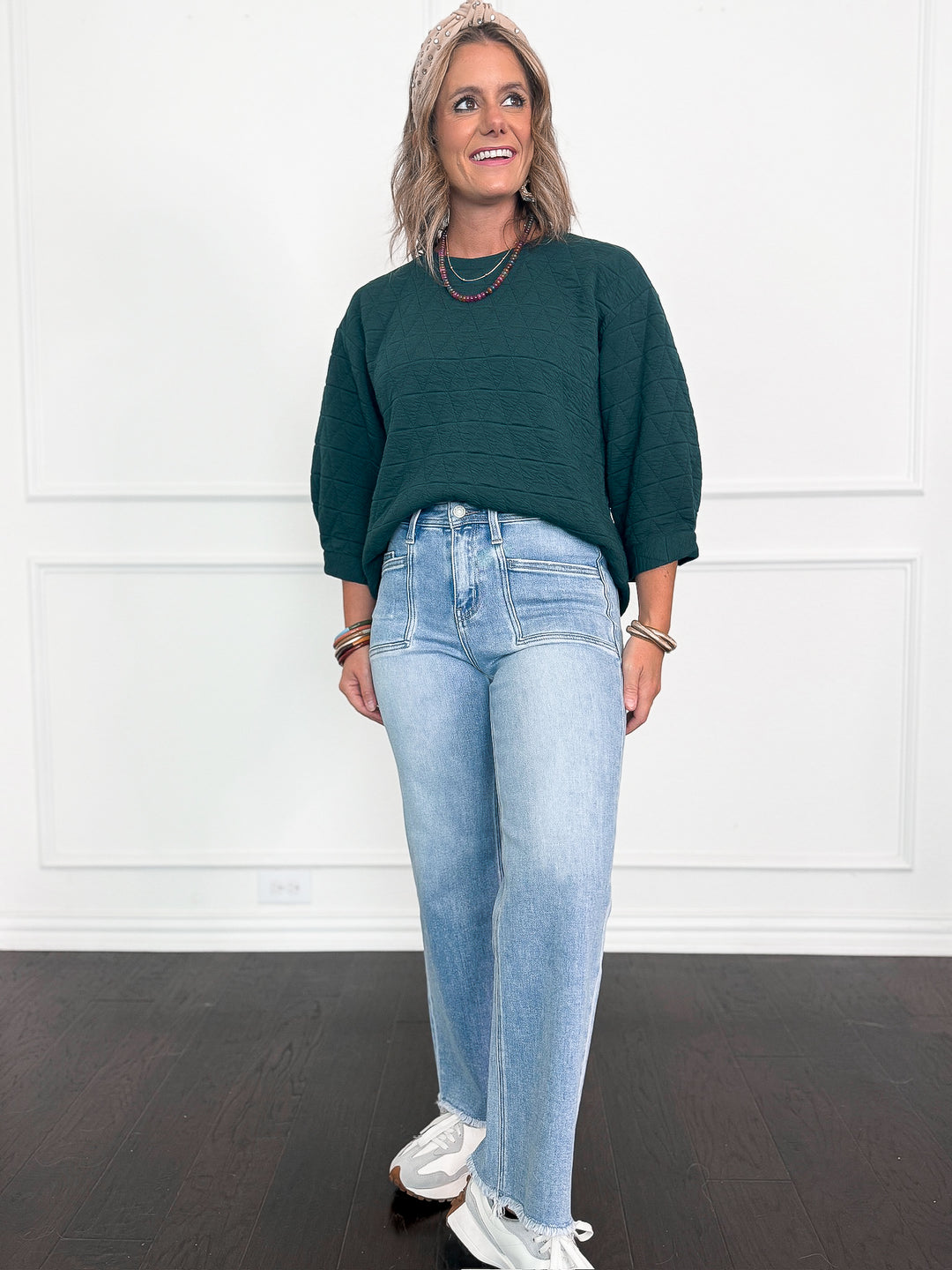 Vervet High Rise Crop Slim Wide