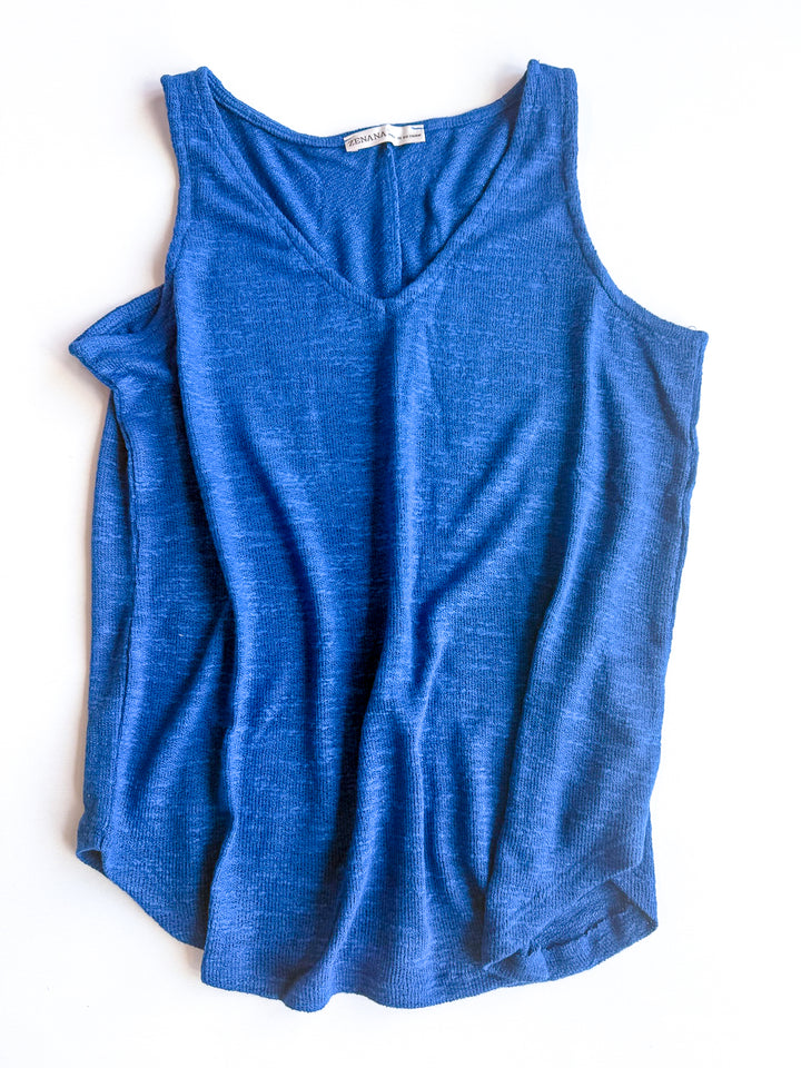 Easy Wear Hacci V Neck Tank