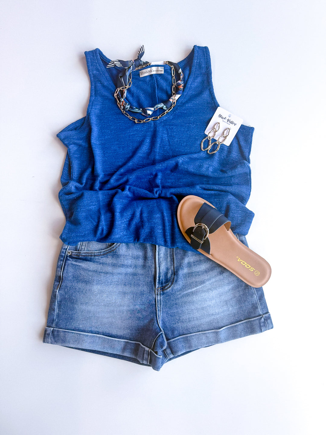 Easy Wear Hacci V Neck Tank