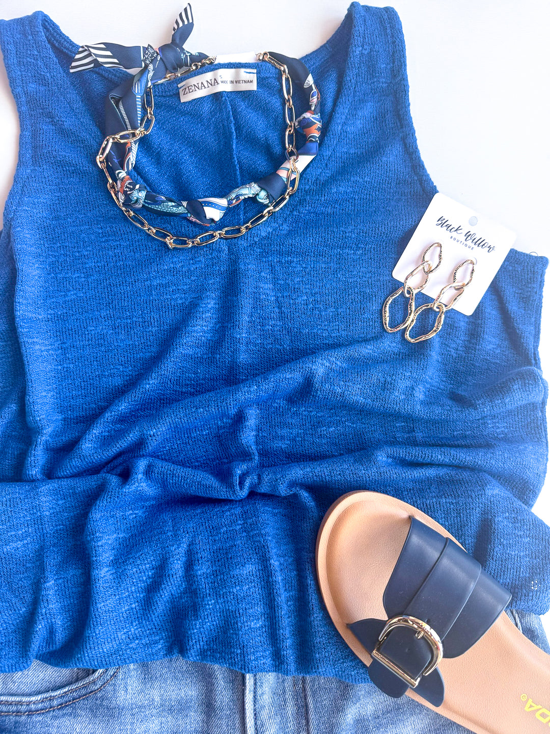 Easy Wear Hacci V Neck Tank