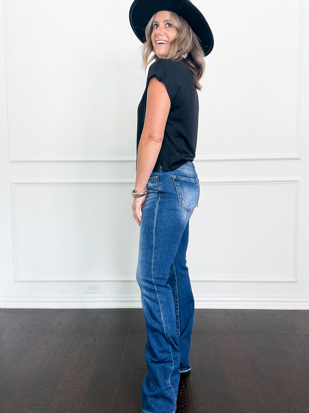Risen High Rise Bootcut Jeans