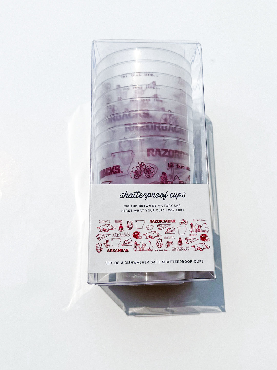 Arkansas Shatterproof Cups