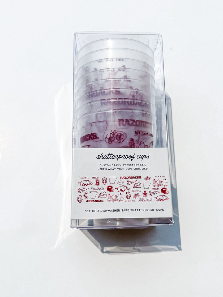 Arkansas Shatterproof Cups