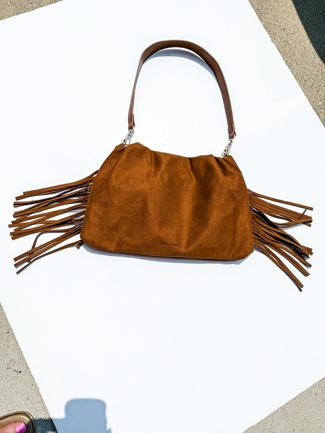 Louenhide Reese Shoulder Bag with Fringe