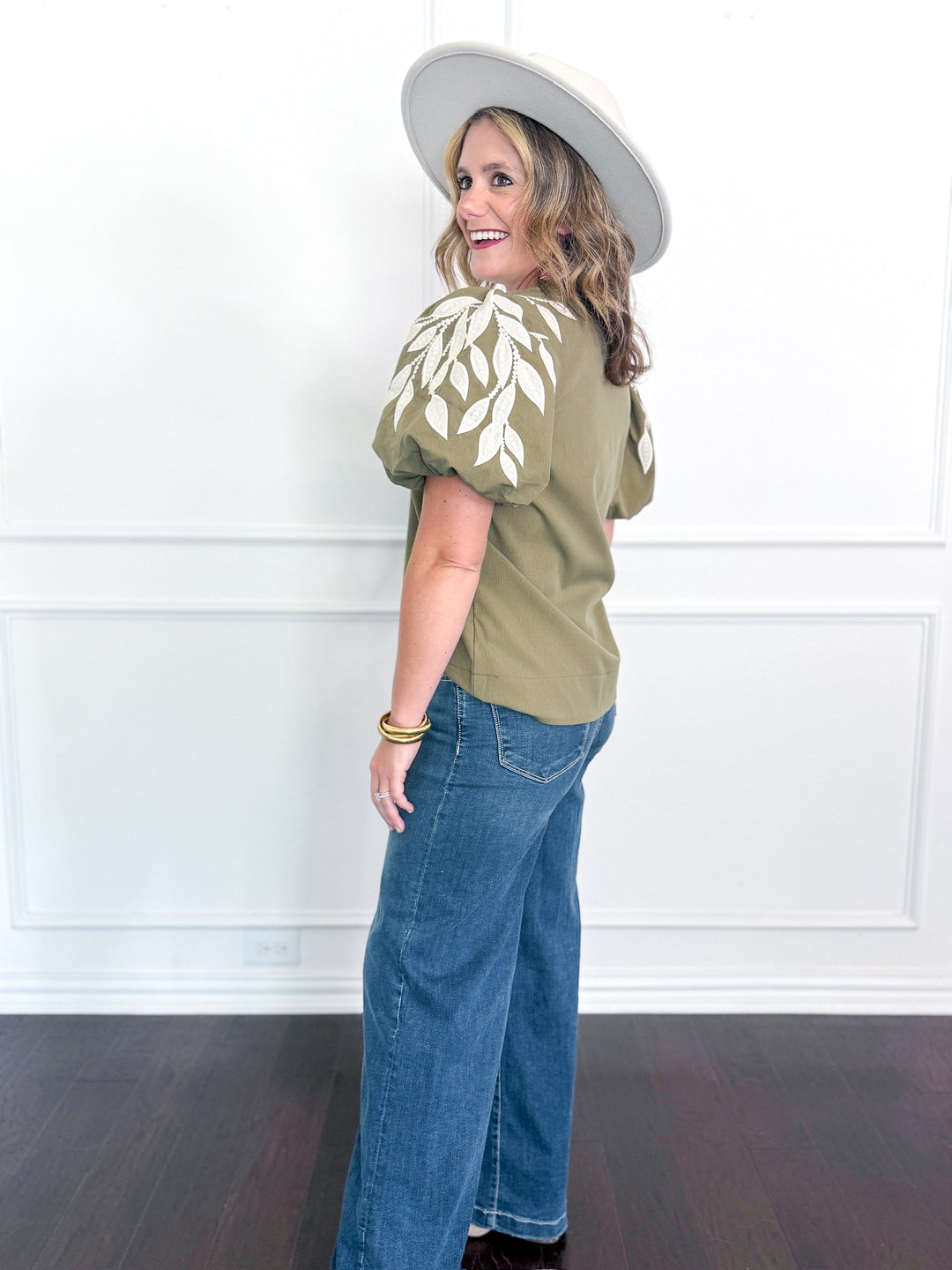 Olive Vine Whisper Top