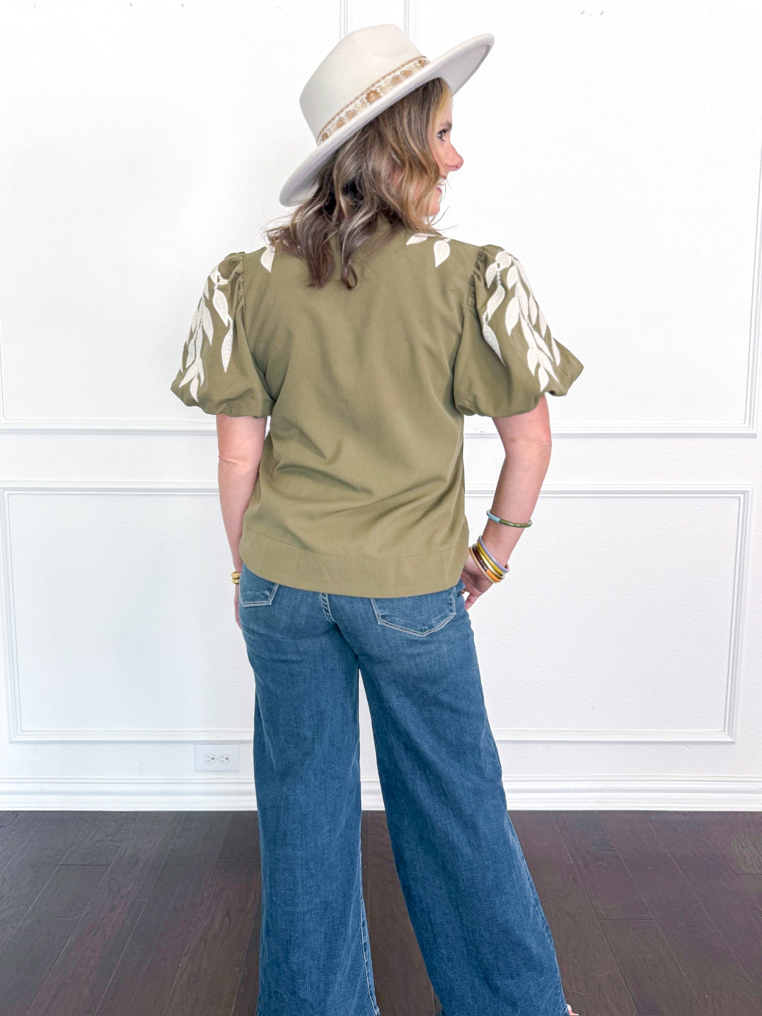 Olive Vine Whisper Top