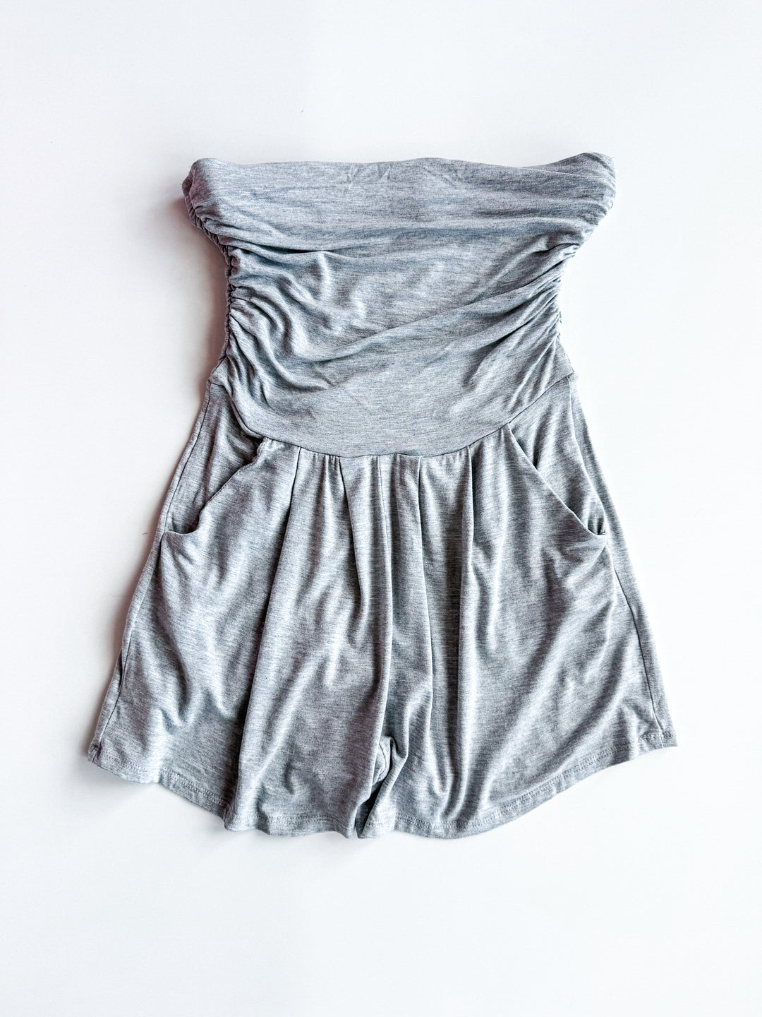 FINAL SALE - Pull & Pool Strapless Comfort Romper