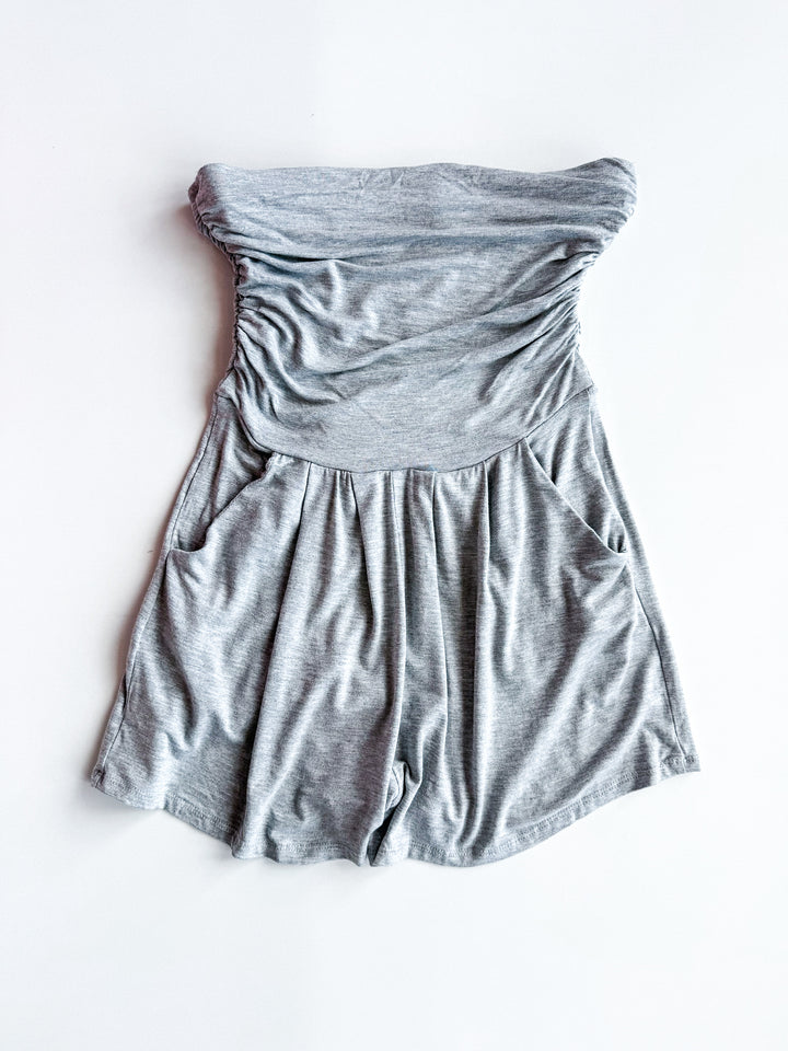 FINAL SALE - Pull & Pool Strapless Comfort Romper