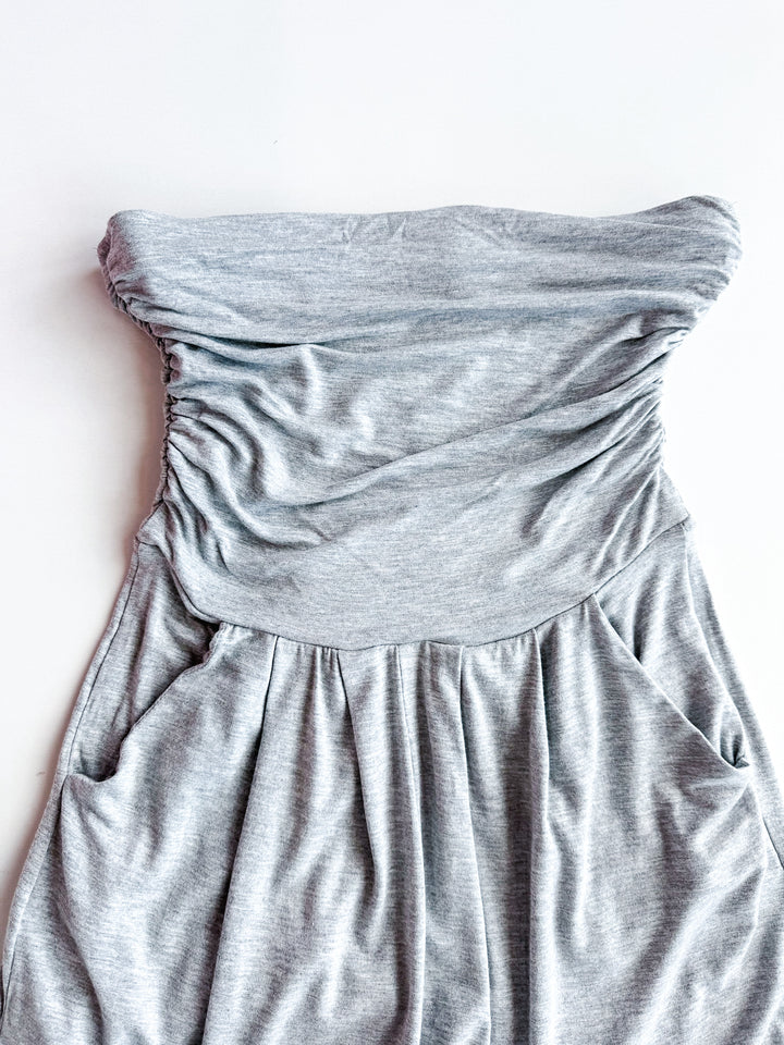 FINAL SALE - Pull & Pool Strapless Comfort Romper