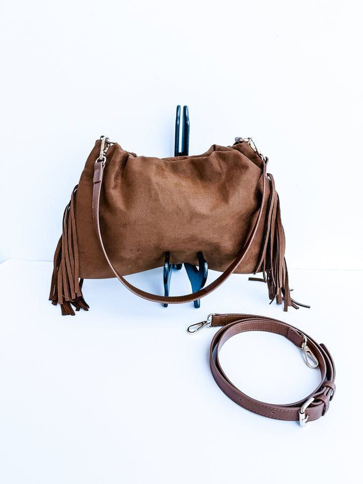 Louenhide Reese Shoulder Bag with Fringe