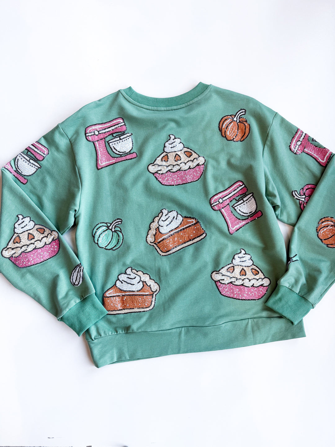 Slice of Thanksgiving Sequin Pullover