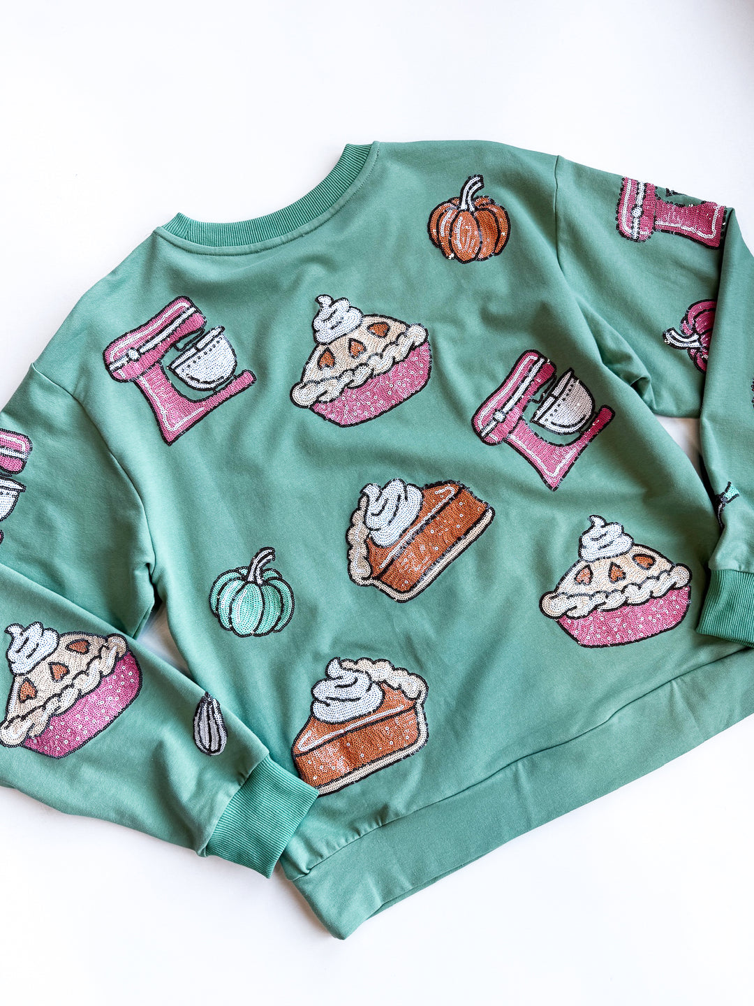 Slice of Thanksgiving Sequin Pullover
