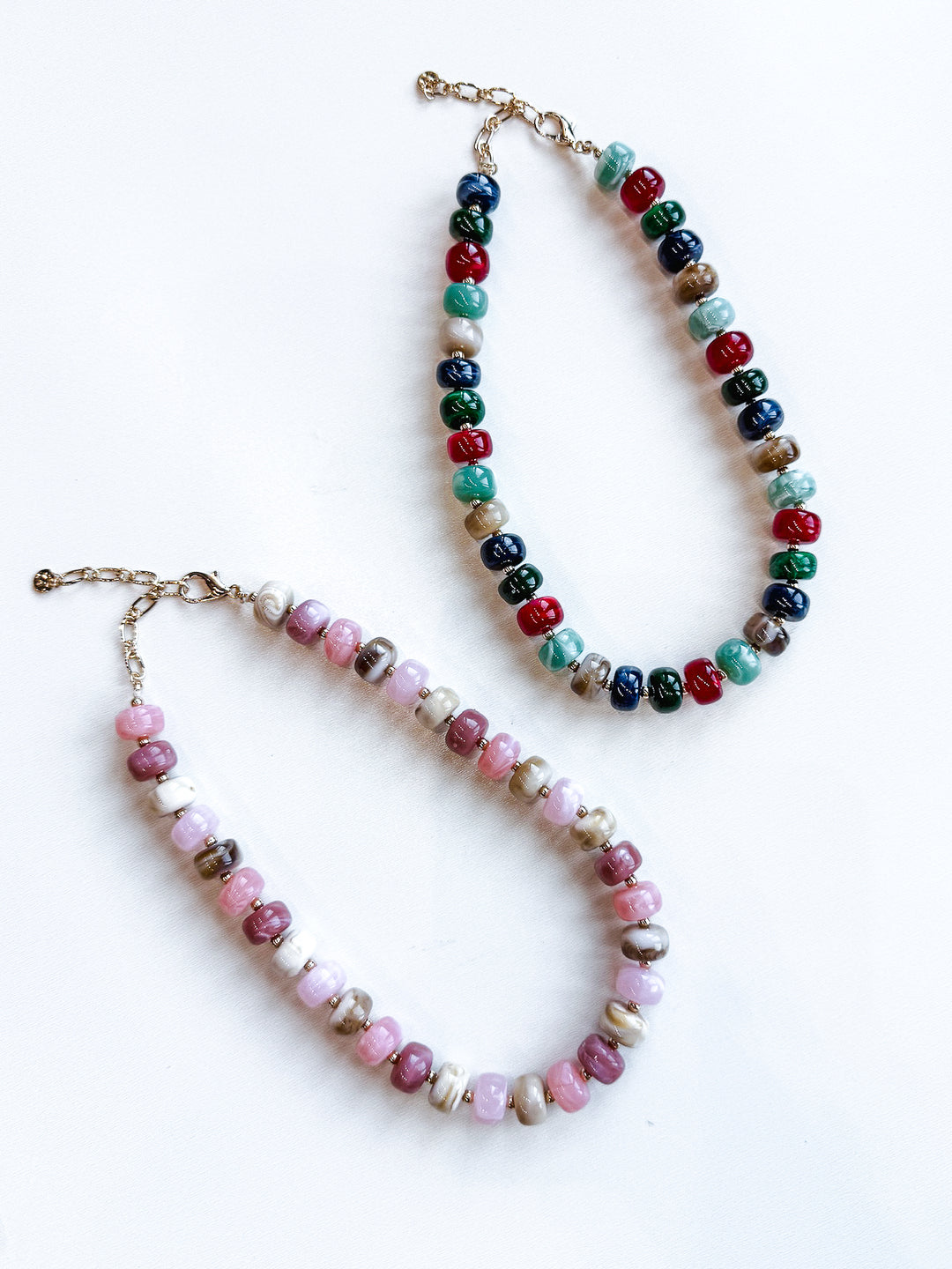 It Girl Marbled Stone Necklace