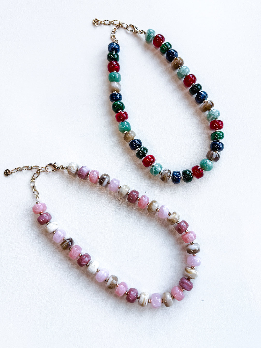 It Girl Marbled Stone Necklace