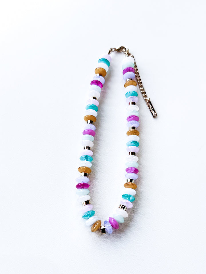 Cotton Candy Stone Necklace