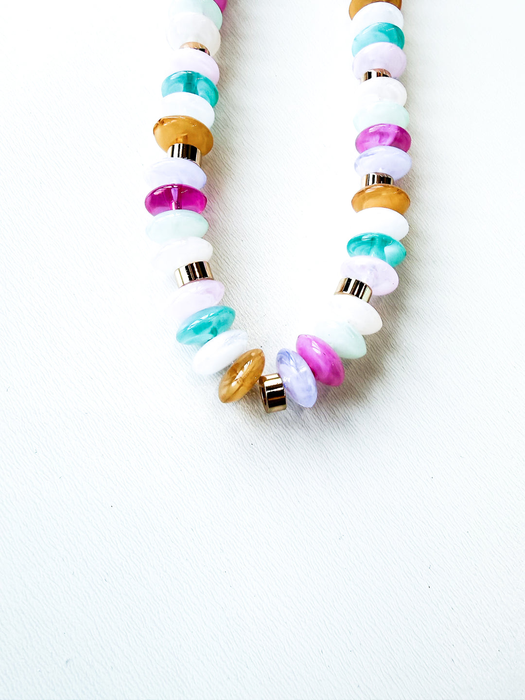 Cotton Candy Stone Necklace