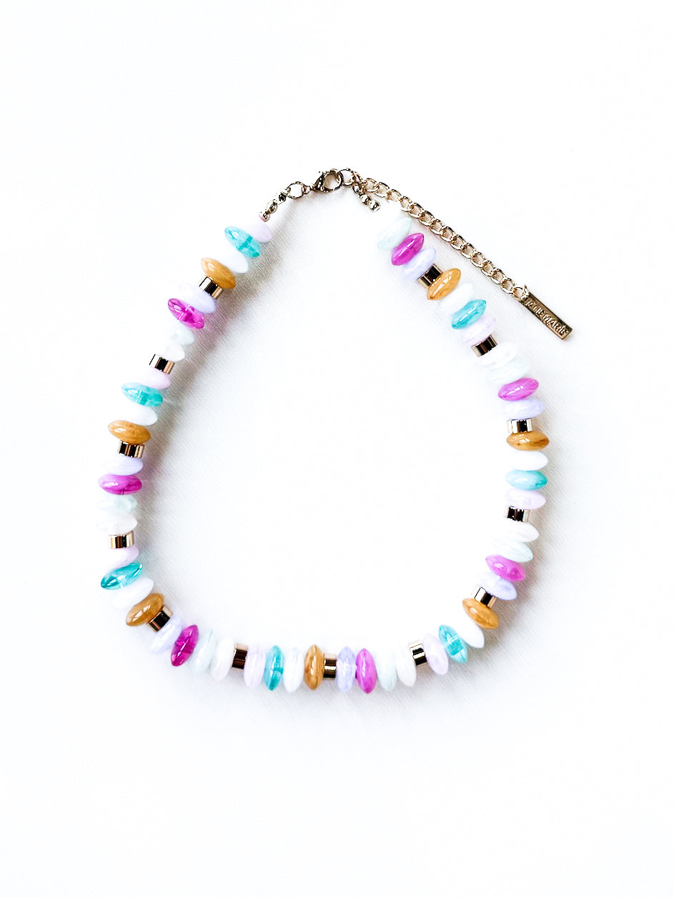 Cotton Candy Stone Necklace