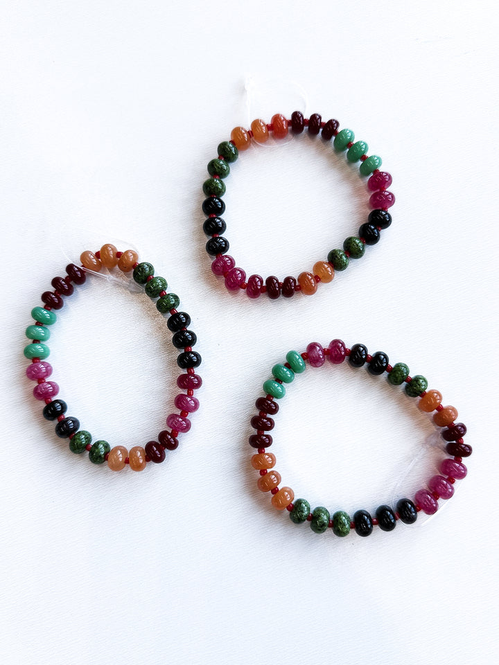 Multicolor Stone Stretch Bracelet