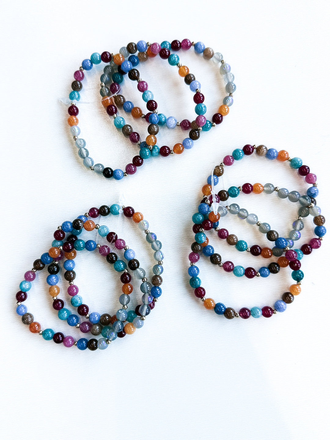 Multicolor Stone Stretch Bracelet