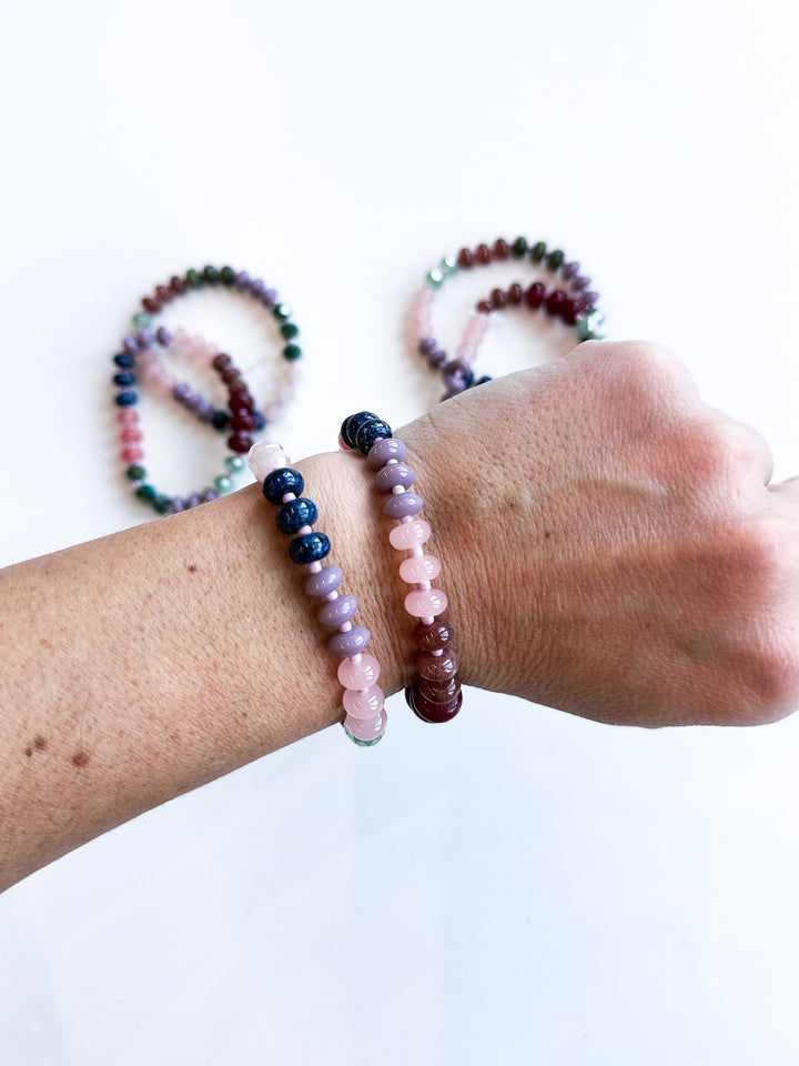 Multicolor Stone Stretch Bracelet