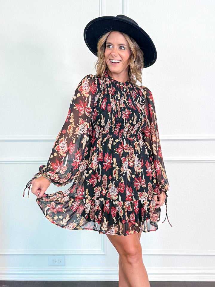 Picture Perfect Printed Dress
