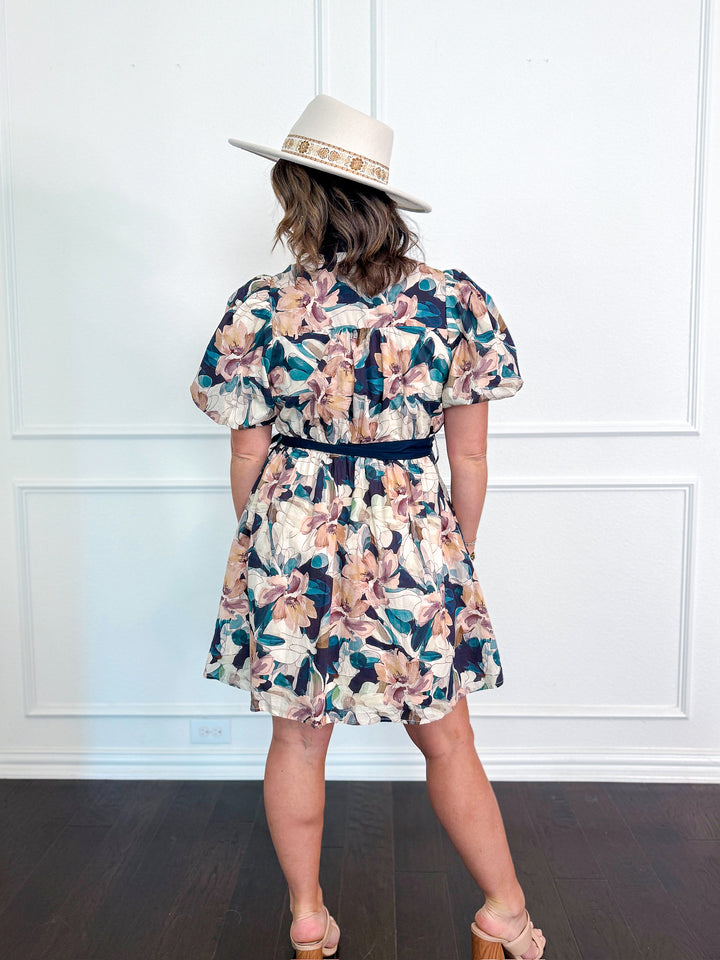 Geisha Garden Button Front Dress